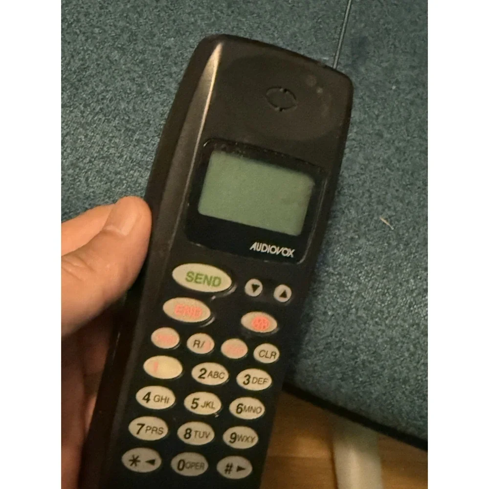 Vintage‎ Audiovox Analog Mobile Cell Phone United States Cellar Untested